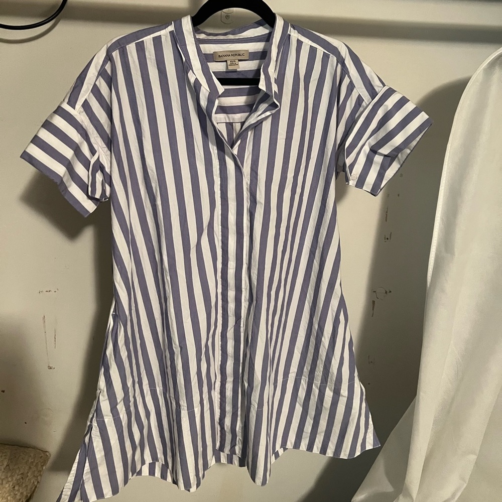 Banana republic striped dress xs
